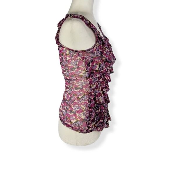 Express Floral Ruffled layered Top XS - Picture 5 of 5